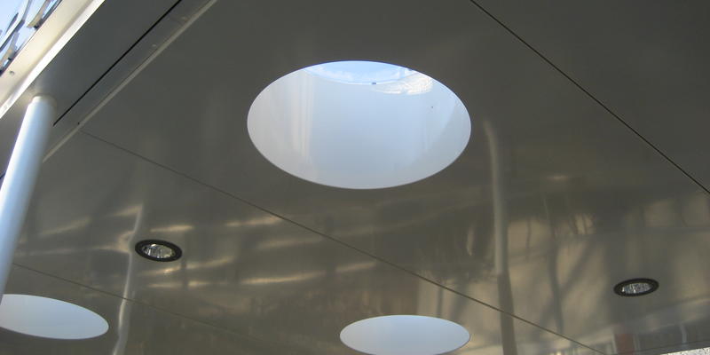 zonwering ronde lichtkoepel